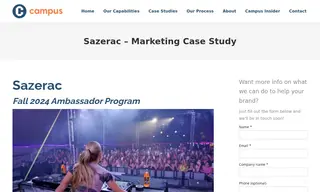 Preview of the Sazerac Case Study