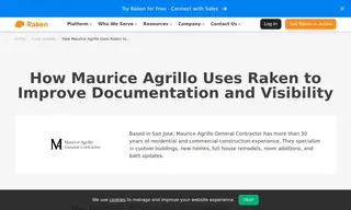 Preview of the Maurice Agrillo General Contractor Case Study