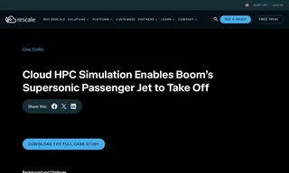 Preview of the Boom Supersonic Case Study