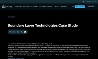 Preview of the Boundary Layer Technologies Case Study