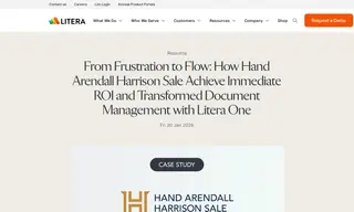 Preview of the Hand Arendall Harrison Sale Case Study