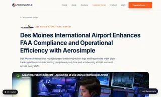 Preview of the Des Moines International Airport Case Study