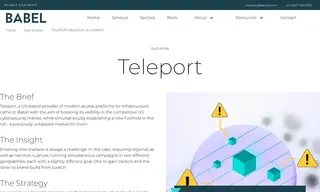 Preview of the Teleport Case Study