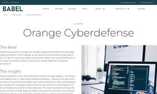 Preview of the Orange Cyberdefense Case Study