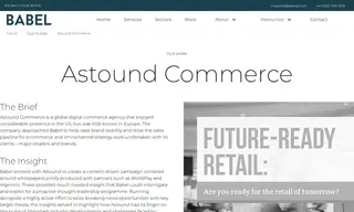 Preview of the Astound Commerce Case Study