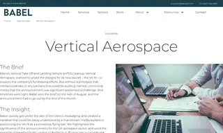 Preview of the Vertical Aerospace Case Study