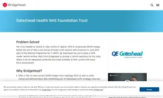 Preview of the Gateshead Health NHS Foundation Trust Case Study