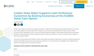 Preview of the Golden State Water Company Case Study