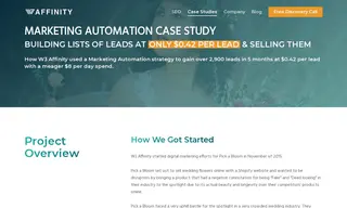 Preview of the Pick a Bloom Case Study