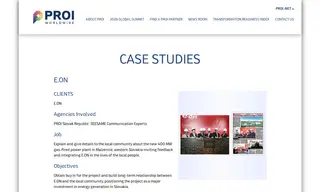 Preview of the E.ON Case Study