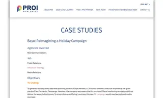 Preview of the Bayo Case Study