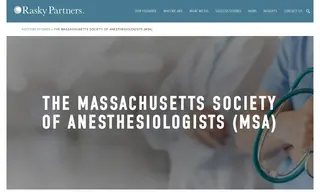 Preview of the Massachusetts Society of Anesthesiologists (msa) Case Study