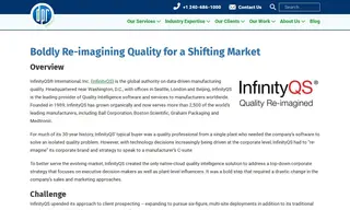 Preview of the InfinityQS International Case Study