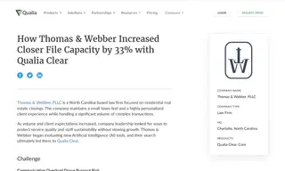 Preview of the Thomas & Webber, PLLC Case Study