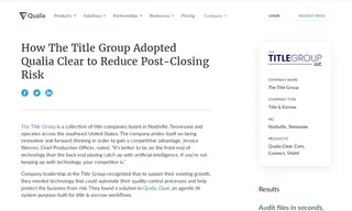 Preview of the The Title Group Case Study