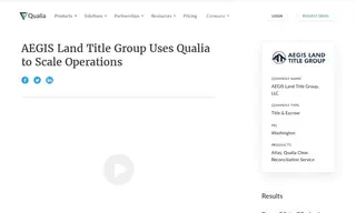 Preview of the AEGIS Land Title Group Case Study