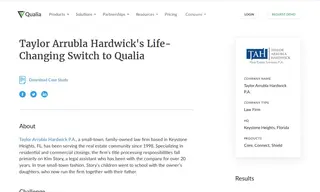 Preview of the Taylor Arrubla Hardwick P.A Case Study