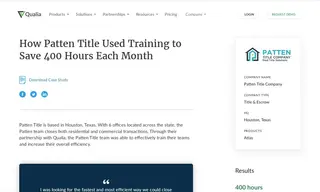 Preview of the Patten Title Company Case Study