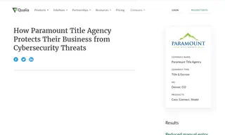 Preview of the Paramount Title Agency Case Study