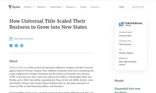 Preview of the Universal Title Case Study