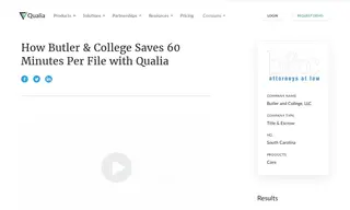 Preview of the Butler and College, LLC Case Study