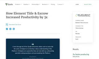 Preview of the Element Title & Escrow Case Study