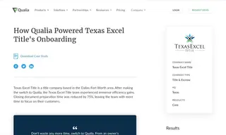 Preview of the Texas Excel Title Case Study