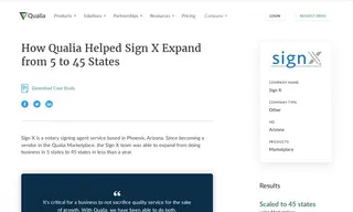 Preview of the Sign X Case Study
