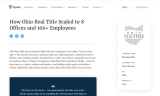 Preview of the Ohio Real Title Case Study