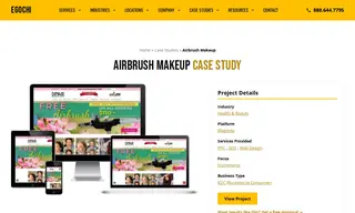 Preview of the Airbrush Makeup Case Study