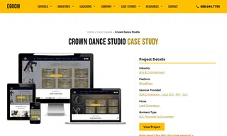 Preview of the Crown Dance Studio Case Study