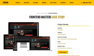 Preview of the Frontend Masters Case Study