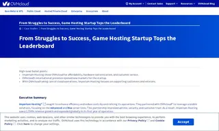 Preview of the Imperium Hosting Case Study