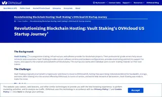 Preview of the Vault Staking Case Study
