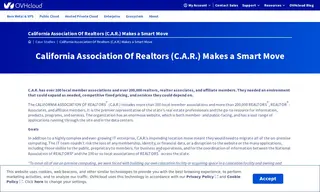 Preview of the California Association of Realtors (c.a.r.) Case Study