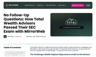 Preview of the Total Wealth Advisors Case Study