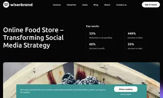 Preview of the Online Food Store in the UAE Case Study