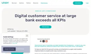 Preview of the Large Bank Case Study