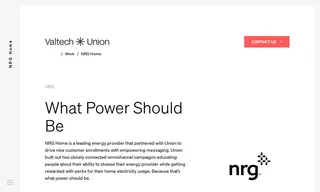Preview of the NRG Home Case Study