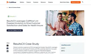 Preview of the ResultsCX Case Study