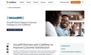 Preview of the SiriusXM Case Study