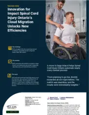 Preview of the Spinal Cord Injury Ontario Case Study