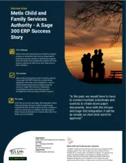 Preview of the Metis Child and Family Services Authority Case Study