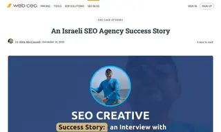 Preview of the SEO Creative Case Study