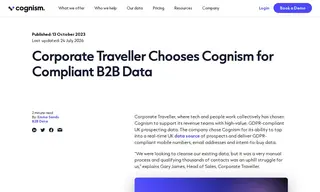 Preview of the Corporate Traveller Case Study