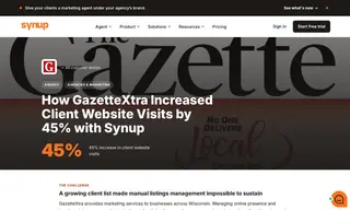 Preview of the GazetteXtra Case Study