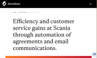 Preview of the Scania Case Study