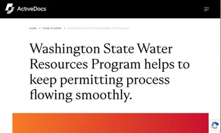 Preview of the Washington State Department of Ecology Case Study