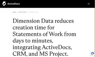 Preview of the Dimension Data Case Study