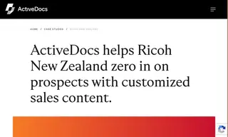 Preview of the Ricoh Case Study